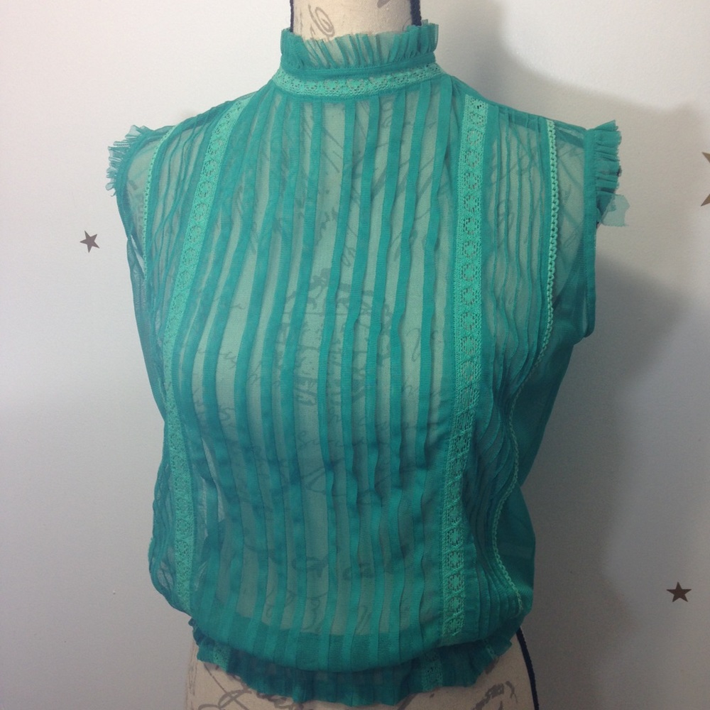 Green Blouse (See Through)